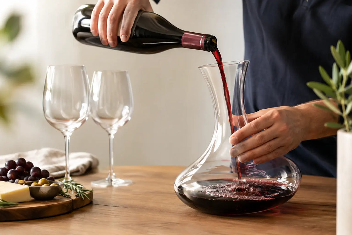 Spaanse wijn decanteren thuis zonder gedoe